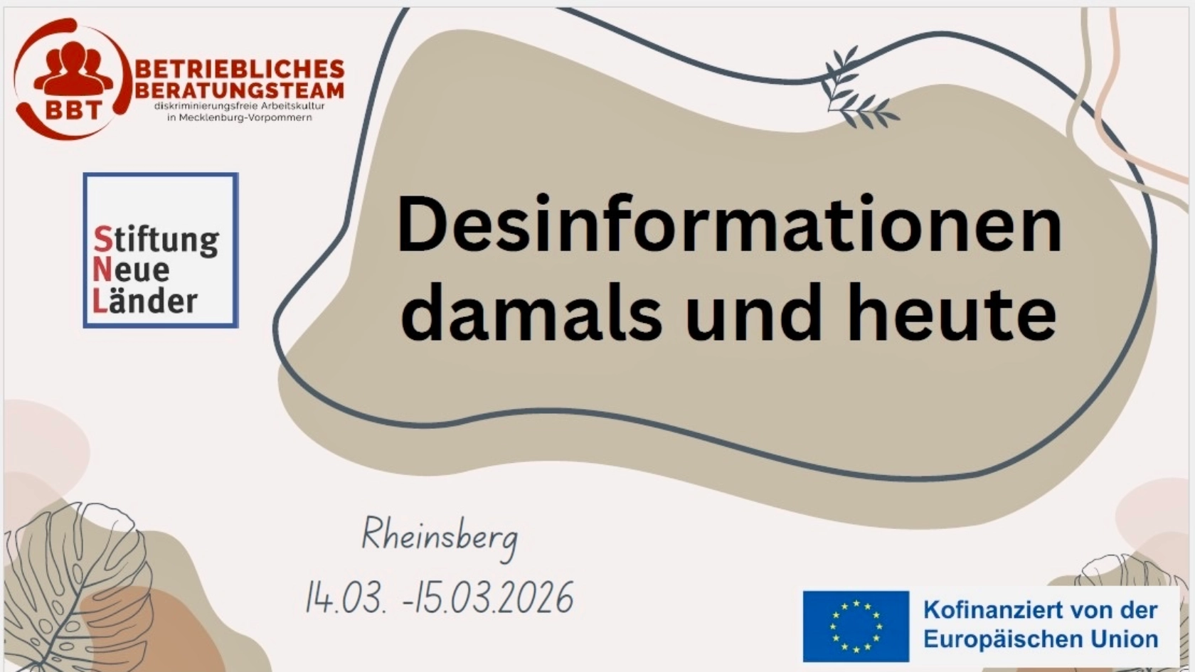 BBT - Desinformation