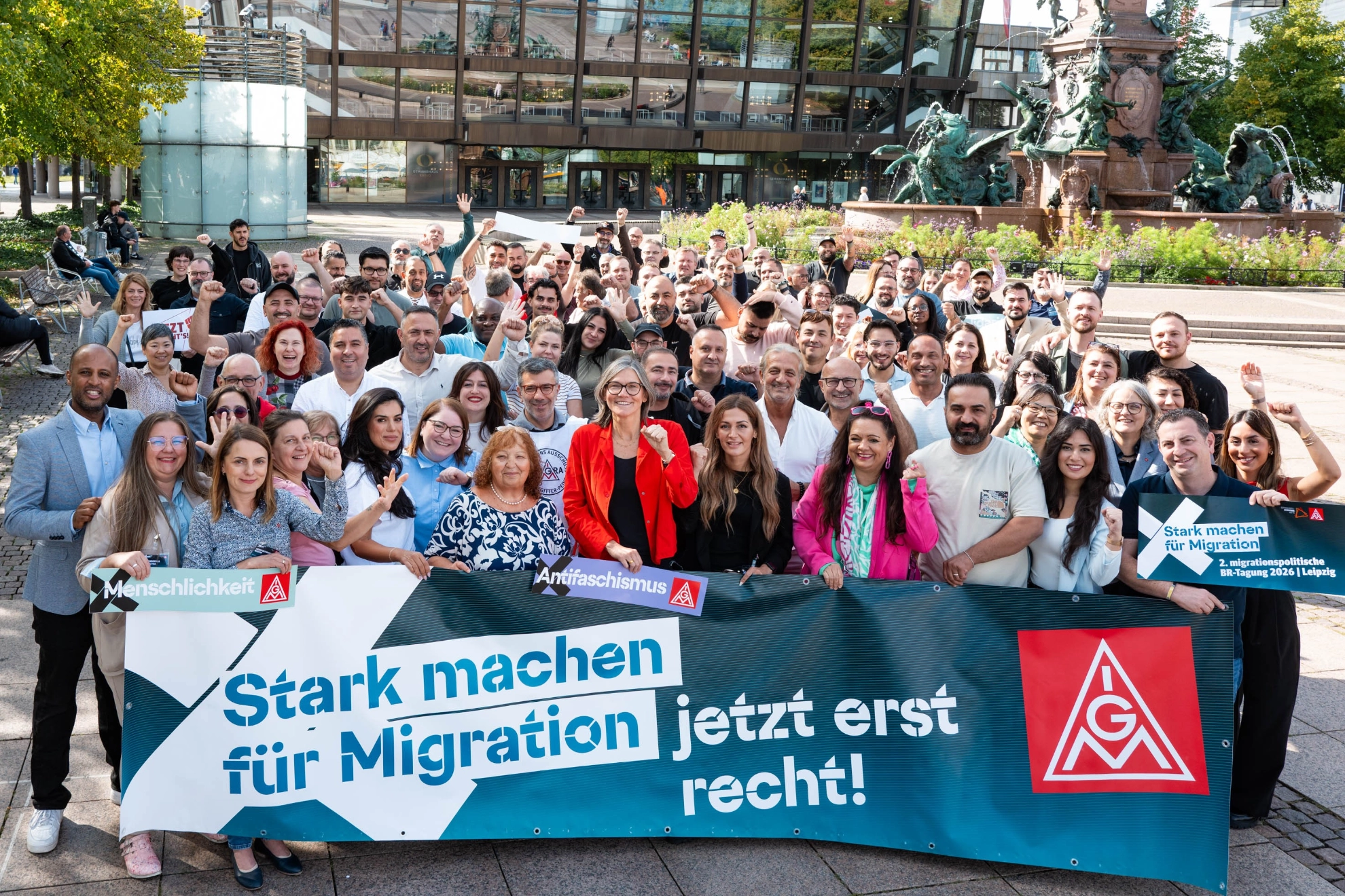 Teilnehmende der 2. migrationspolitischen BR-Tagung 