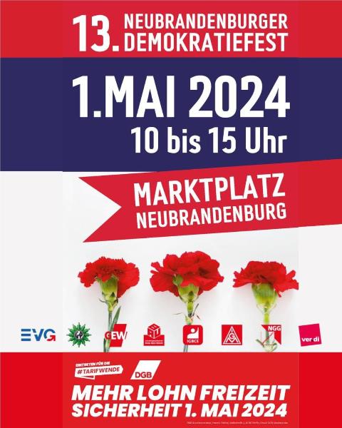 Neubrandenburg 1. Mai 2024