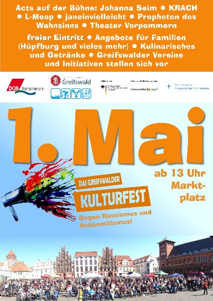 Greifswald 1. Mai 2024